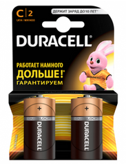 Батарейка DURACELL Basic C LR14 2шт