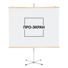 ПРО-ЕКРАН Екран для проектора на тринозі 200×150 100 дюймів 4:3